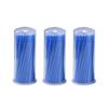 300Pcs Microblading Cotton Swab Disposable Plastic Handle Small Pointed Tip Head Cotton Swab Eyebrow Tattoo Beauty Makeup Supplies Cosmetic Applicator Sticks, Blue view 1