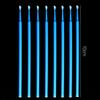 300Pcs Microblading Cotton Swab Disposable Plastic Handle Small Pointed Tip Head Cotton Swab Eyebrow Tattoo Beauty Makeup Supplies Cosmetic Applicator Sticks, Blue view 2