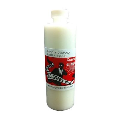 Original Botanica Bath and Floor Wash Spiritual Cleansing Negative Energy Protection Herb Purification, 8oz (Go Away Evil Bath)