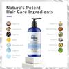 Pure Biology Hair Conditioner for Fine, Damaged Hair - Volumizing Conditioner with Biotin, Keratin, Rosemary and Argan Oils - Moisturizing Conditioner for Dry Hair and Thinning Hair Volume view 4