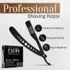 Facn Straight Razors for Men - Professional Barber Straight Edge Razor Kit with 100 Blades, Classic Stainless Steel Barbero Shaver for a Smooth & Precise Shave, Premium Barber Razor for Men's Shaving view 2