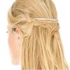 2Pcs French Twist 10 Teeths Comb Alloy Metal Bridal Wedding Hair Side Comb Headpiece Hair Jewellery Fashion Accessory for Women Girls, Gold and Silver view 4