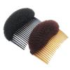 2PCS (1Black+1Brown) Bump Up Volume Hair Inserts Comb Hair Styling Tool Bumpits Bouffant Donut Bun Maker Hair Accessories view 2