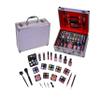 Cameo Holographic Carry All Trunk Train Case with Makeup and Reusable Aluminum Case view 1