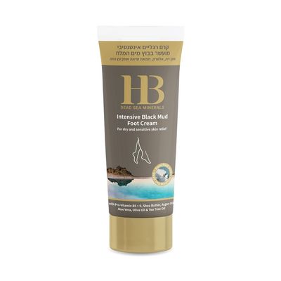 Black Mud Foot Cream Moisturizer 200ml Health & Beauty Dead Sea Minerals Intensive