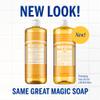 Dr. Bronner's Magic Soap-Pure-Castile Liquid Soap (Citrus, 32oz, 2-Pack)-Regenerative Organic Certified Oils, 18-in-1 Uses: Body, Hair, Laundry, Pets & Dishes, Concentrated, Vegan, Non-GMO view 2