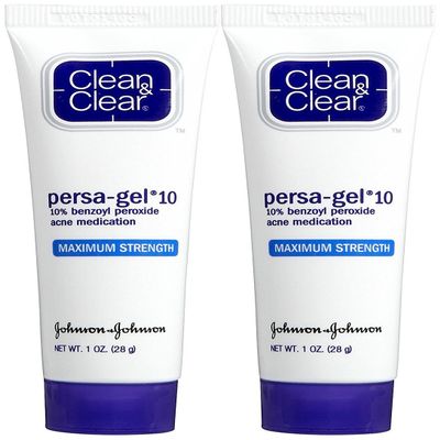 Clean & Clear Persa- Gel 10 Acne Treatment, Maximum Strength, 1 oz, 2 pk