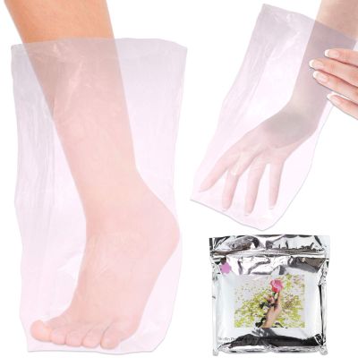 100 Counts - Paraffin Wax Thermal Mitt Liners for Hand or Foot Professional or Personal Use (PINK Color)