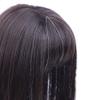 RemeeHi Clip on Hairpiece with 3D fringe Hair Topper Natural Look Synthetic Wiglet for Thin Hair 14" Dark Brown view 3