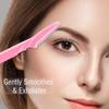 Boao 96 Pieces Eyebrow Razor Eyebrow Trimmer Shavers Dermaplaning Tool Face Razors for Women with Precision Cover view 4