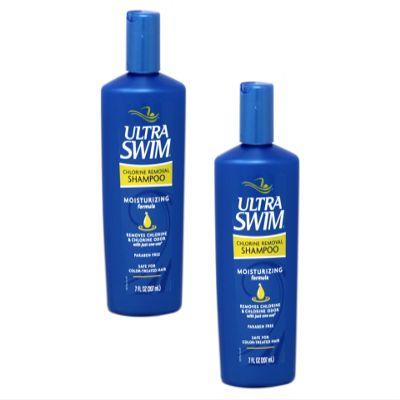 UltraSwim Chlorine Removal Shampoo, Moisturizing Formula, Safe for Color-Treated Hair, 7 fl oz (Pack of 2)