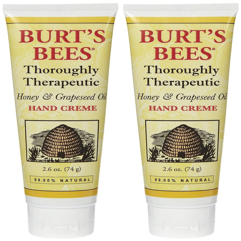 Burt's Bees Thoroughly Therapeutic Honey & Grapeseed Oil Hand Creme - 2.6 oz - 2 pk