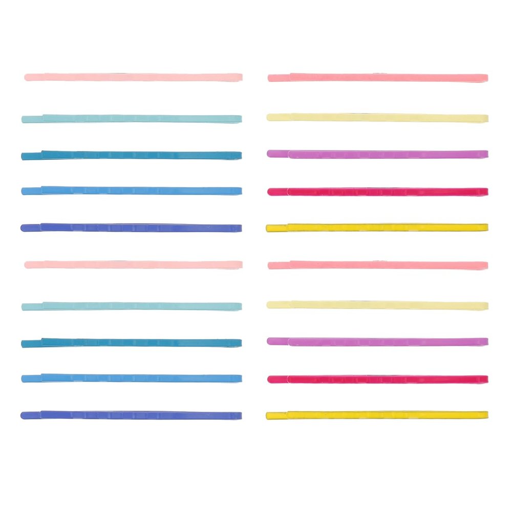 100Pcs Glittering Bobby Pins for Women, Assorted Color Hair Styling Pins for Various Hairstyles, Metal Invisible Hair Clips Barrettes Accessories