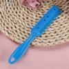 3pcs Hair Cutter Comb Double Side Haircut Scissors Metal Blade Razor Plastic Hair Comb Cutter Trimmer with Stainless Steel Blade Hair Shaper Razor for Both Long and Short Hair (Blue) view 3