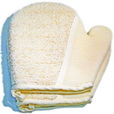 2Pack7.8x7.7inches Exfoliating Soft Terry Cloth Gloves Mitten Remove Dead Skin Bath Body Scrub Mitt, Deep Exfoliation Glove Skin Exfoliator Mitt for Men and Women When Bath Spa and Shower