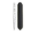GERMANIKURE Professional Perforated Slanted Tweezers - FINOX Stainless Steel Sharp in Leather Case - Ethically Made in Solingen, Germany - 4403 view 1