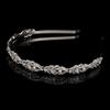 Wedding Party Rhinestone Flower Crown Headband Hair Band Bridal Crystal Headpiece Headdress Hair Accessories for Brides and Bridesmaids (Silver) view 2