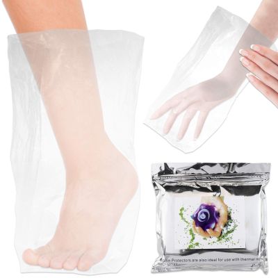 1000 Counts - Beauticom Paraffin Wax Thermal Mitt Plastic Bath Liners for Hand or Foot Professional or Personal Use, 15 x 10 Inches