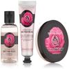 The Body Shop British Rose Beauty Bag Gift Set, 3pc Bath and Body Gift Set of Travel Size British Rose Body Care view 1