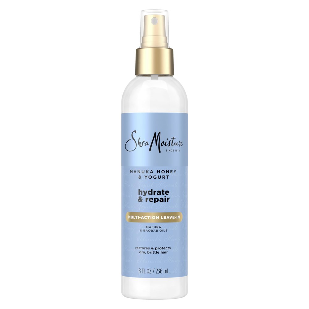 Shea Moisture Multi-Action Leave-In Conditioner Manuka Honey And Yogurt For Damaged Hair Sulfate Free Conditioner Spray 8 Oz