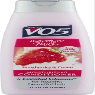 Alberto VO5 Moisture Milks Moisturizing Conditioner Strawberries & Cream, 12.5oz (Pack of 3)