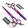 7.0 Inches Professional Hair Cutting thinning Scissors Set with Razor (Violet) view 3