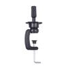 EERYA Wig Mannequin Head Stand Cosmetology Manikin Head Standard Holding Holder Clamp Stands Black (1Pc, Desktop Head Stand) view 1