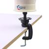 EERYA Wig Mannequin Head Stand Cosmetology Manikin Head Standard Holding Holder Clamp Stands Black (1Pc, Desktop Head Stand) view 2