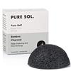 pureSOL Konjac Sponges - Activated Charcoal - Facial Sponge, 100% Natural Sponges, Eco-Friendly - Great for Acne, Exfoliating view 1