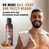 Viking Revolution Beard Wash & Beard Conditioner Set w/Argan & Jojoba Oils - Softens & Strengthens - Natural Beard Shampoo w/Beard Oil Sandalwood (5oz) view 3