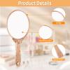 XPXKJ Hand Mirror Vintage Handheld Mirror with Handle Vanity Makeup Mirror Travel Mirrors view 3