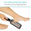 Vive Foot File (3 Pack) - Feet Scraper for Dead Skin - Heel Grater, Callus Remover Scrubber Tool, Rasp for Cracked Heels - Stainless Steel Pedicure Filer for Men & Women - Use on Wet or Dry Skin view 3