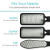 Vive Foot File (3 Pack) - Feet Scraper for Dead Skin - Heel Grater, Callus Remover Scrubber Tool, Rasp for Cracked Heels - Stainless Steel Pedicure Filer for Men & Women - Use on Wet or Dry Skin view 4