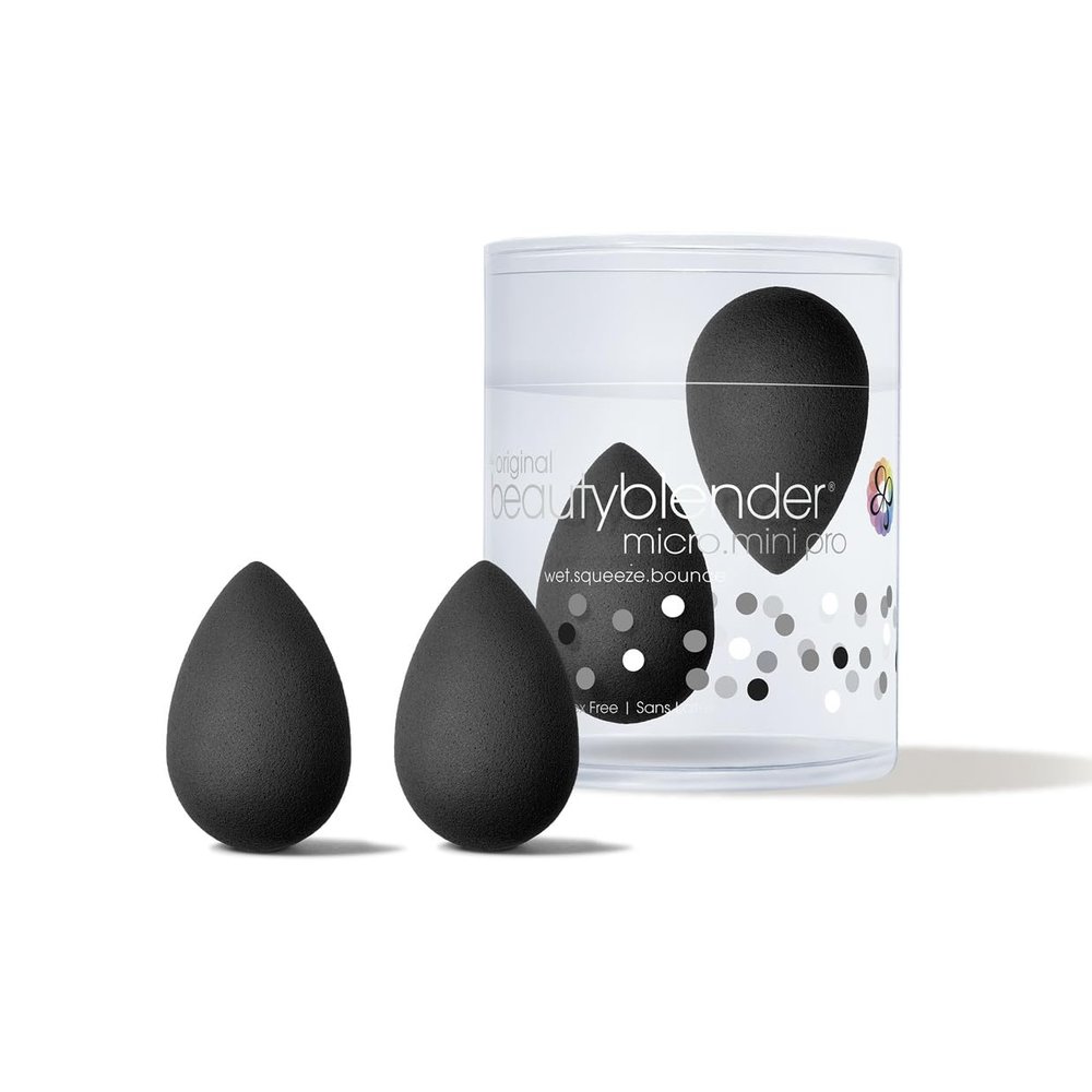 Beautyblender Micro Mini Pro Black Makeup Sponges, 2 Pack