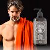 Beard Wash Shampoo w/Argan & Jojoba Oils - Softens & Strengthens - Natural Peppermint and Eucalyptus Scent - Beard Shampoo w/Beard Oil (17 oz Shampoo) view 3