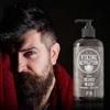 Beard Wash Shampoo w/Argan & Jojoba Oils - Softens & Strengthens - Natural Peppermint and Eucalyptus Scent - Beard Shampoo w/Beard Oil (17 oz Shampoo) view 4