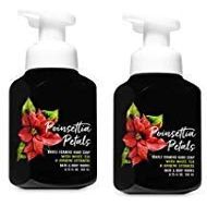 2 Poinsettia Petals Gentle Foaming Hand Soap. 8 Oz