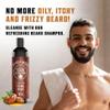 Beard Wash & Beard Conditioner Set w/Argan & Jojoba Oils - Softens & Strengthens - Natural Sandalwood Scent - Beard Shampoo w/Beard Oil (10oz) view 3