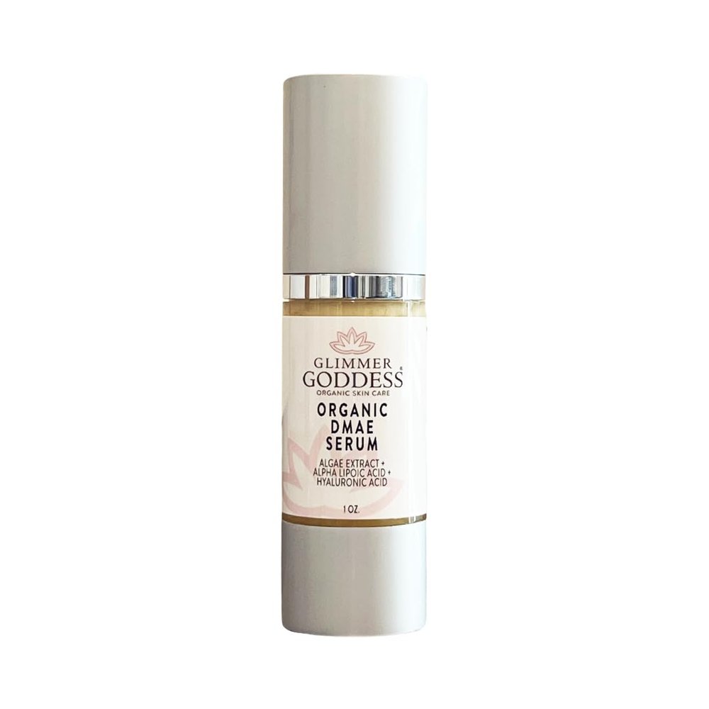 Glimmer Goddess Organic DMAE Skin Firming Facial Serum, 1.0 oz