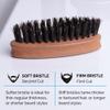 ZEUS Pocket Beard & Mustache Brush for Men, Travel Size Grooming Tool with Soft Boar Hair Bristles for Beard Styling & Detangling (Made in Germany) N92 view 4