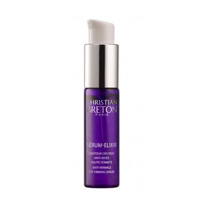 Christian Breton SRUM-ELIXIR - Hydrating & Firming Under Eye Serum for Smoothing Under Eyes - Hyaluronic Acid, Squalene & Peptides - Ophthalmologist Tested, Made in France - 15 ml / 0.45 oz