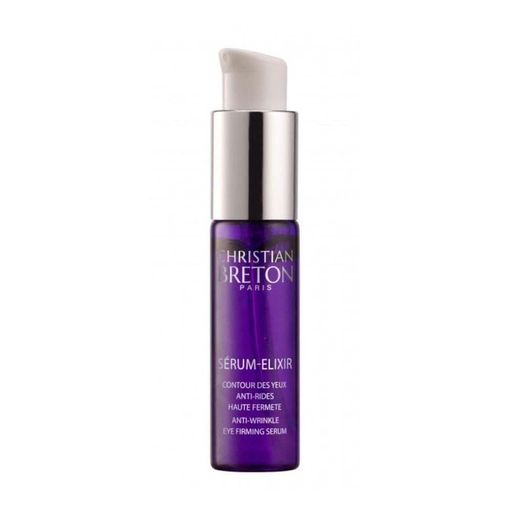 Christian Breton SRUM-ELIXIR - Hydrating & Firming Under Eye Serum for Smoothing Under Eyes - Hyaluronic Acid, Squalene & Peptides - Ophthalmologist Tested, Made in France - 15 ml / 0.45 oz