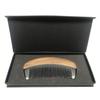 Badass Beard Care Black Series - Fine Tooth Ox Horn Comb For Men - 100% Ox Horn & Sandalwood, Hand Made, Sanded and Polished view 3