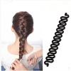 AnHua 6PCS Fashion French Hair Styling Clip Stick Bun Maker Braid Tool Hair Accessories Twist Plait Hair Braiding Tool (Black) view 4