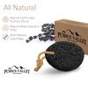 Pumice Stone - Natural Earth Lava Black - Callus/Corn Remover for Feet Heels and Palm - Pedicure Exfoliation Tool - Dry Dead Skin Scrubber - Health Foot Care view 2