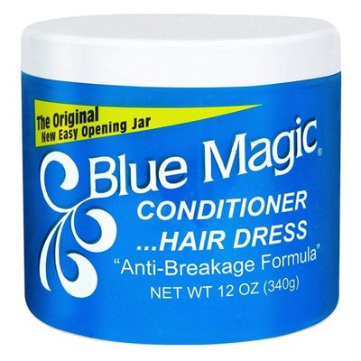 Blue Magic Conditioner Hairdress 12 Ounce Jar (354ml) (2 Pack)