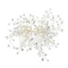 Aimeely Gorgeous Bridal Rhinestone Crystal Hair Comb Pearl Wedding Hairpieces view 2