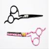 5.5" Professional Barber Razor Edge Titanium Coated Hair Cutting and Texturizing Shears Scissors Set+case view 1
