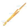 AAProTools Cuticle Magic Wand Pusher Tweezer Multi Function Acrylic Nail Pincher Tool Black & Gold New view 4