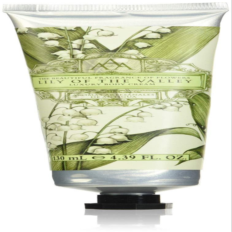 AAA by Somerset European Made Shea Butter Body Cream, Lily of the Valley, 2 Fl Oz